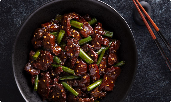 Mongolian Beef Ma Po Tofu