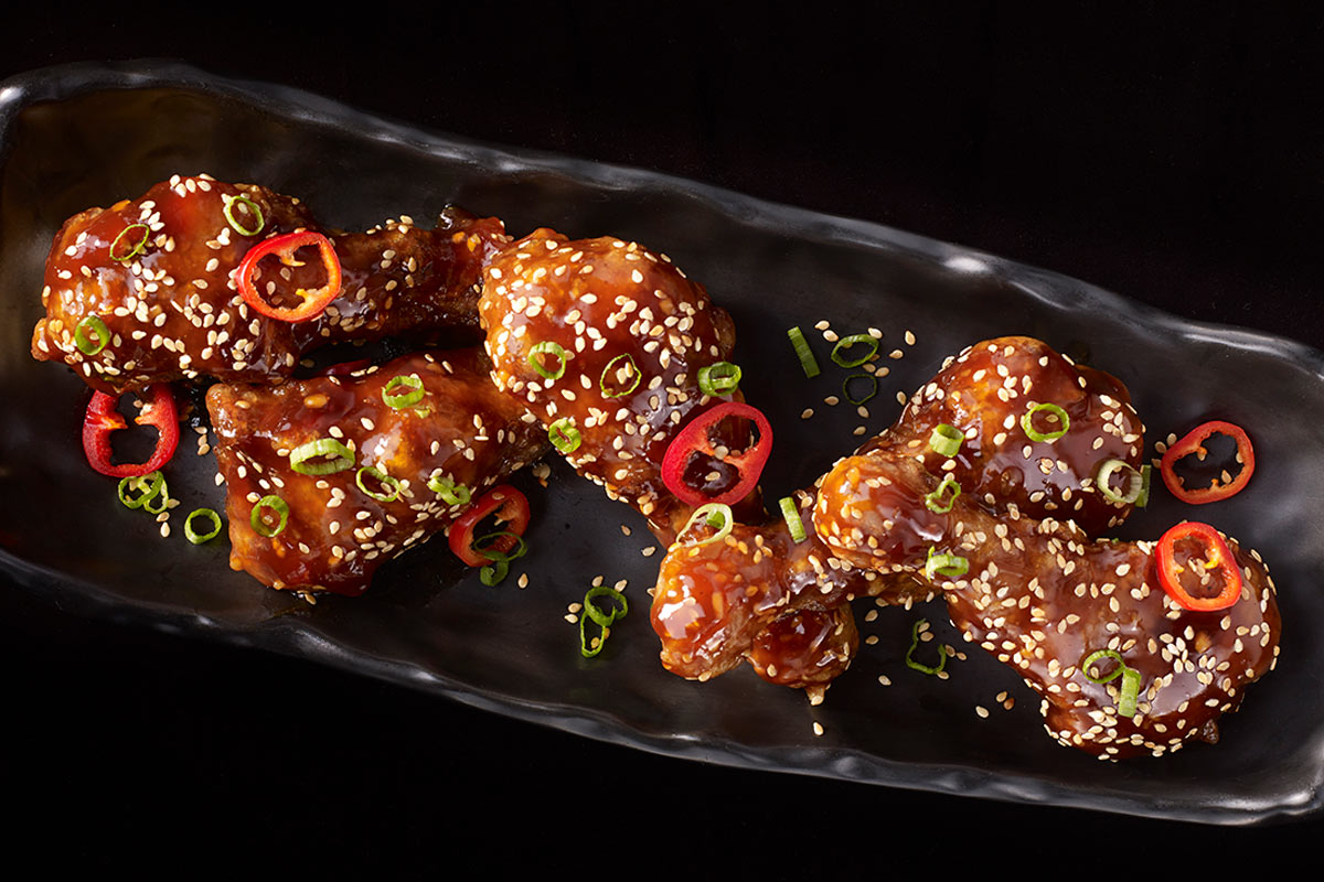 Duck Wings​ Dish Presentation