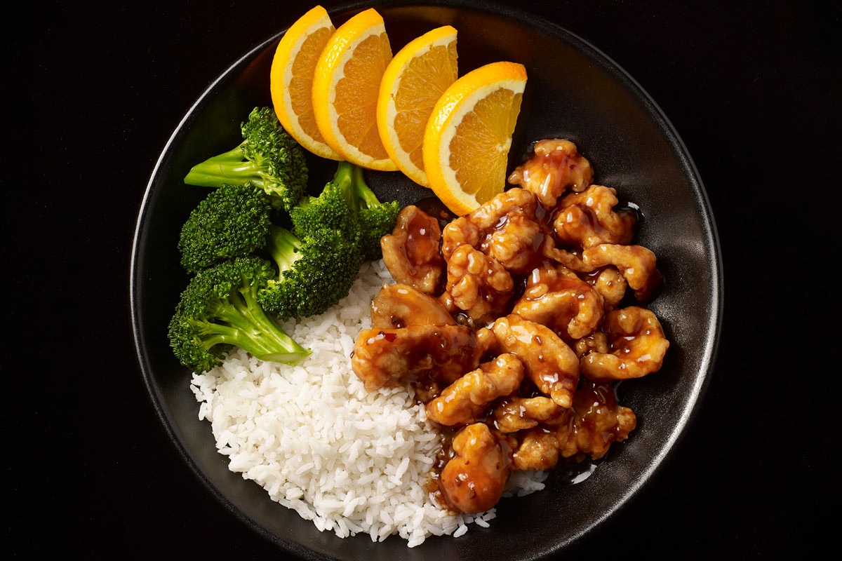 Kids Teriyaki Chicken Dish Presentation