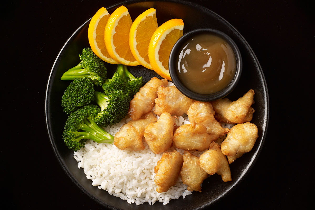 Kids Honey Chicken Dish Presentation