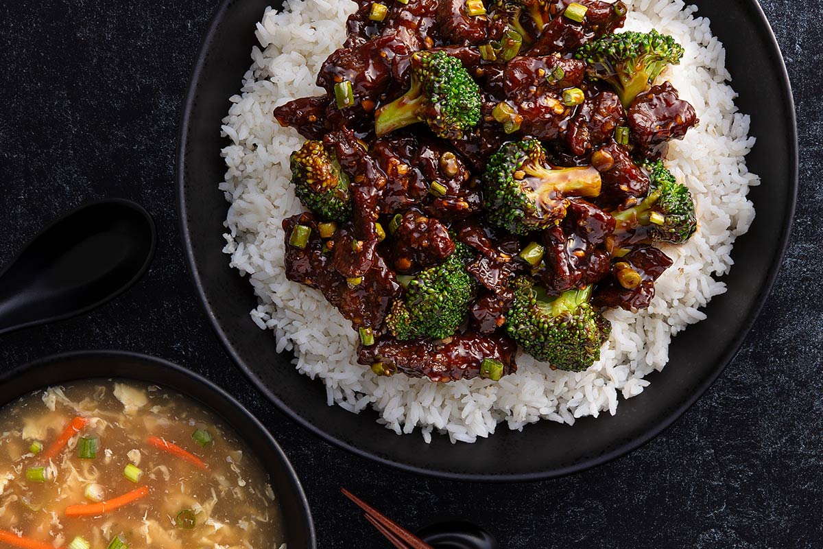 Beef With Broccoli Lunch Menu P F