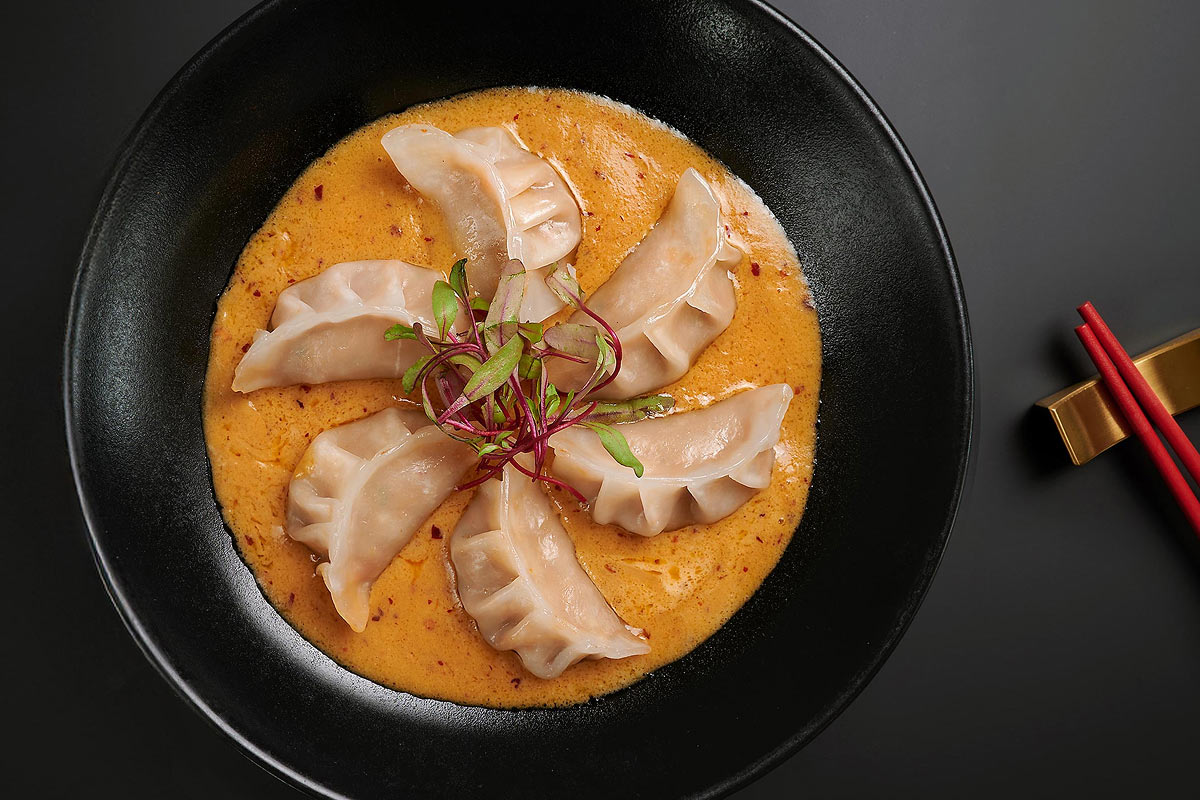 Miso Lobster Dumplings