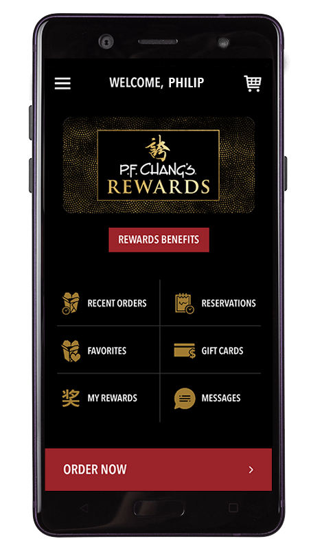 P.F. Chang's App - iPhone - Android